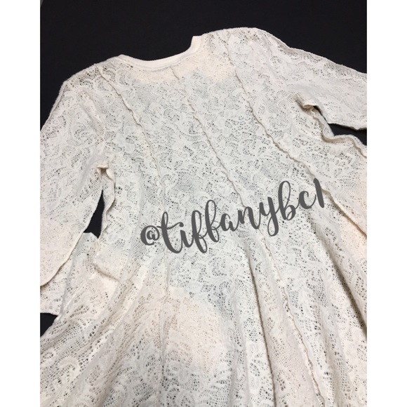 Free People Coffee in the Morning Lace Tunic - Picture 13 of 16